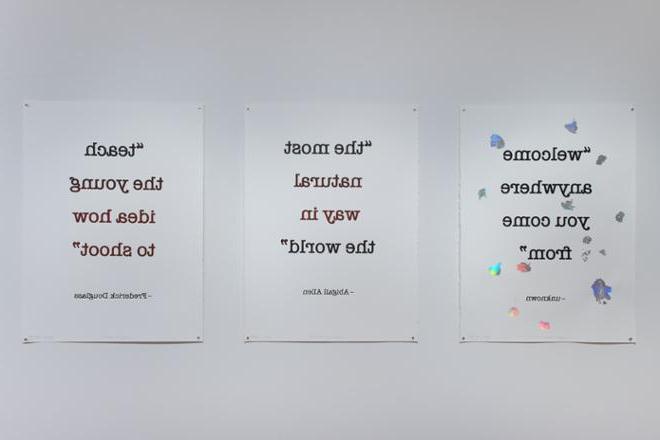 Two Poem Display